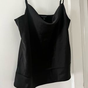 Banana republic silky Cowl neck camisole black